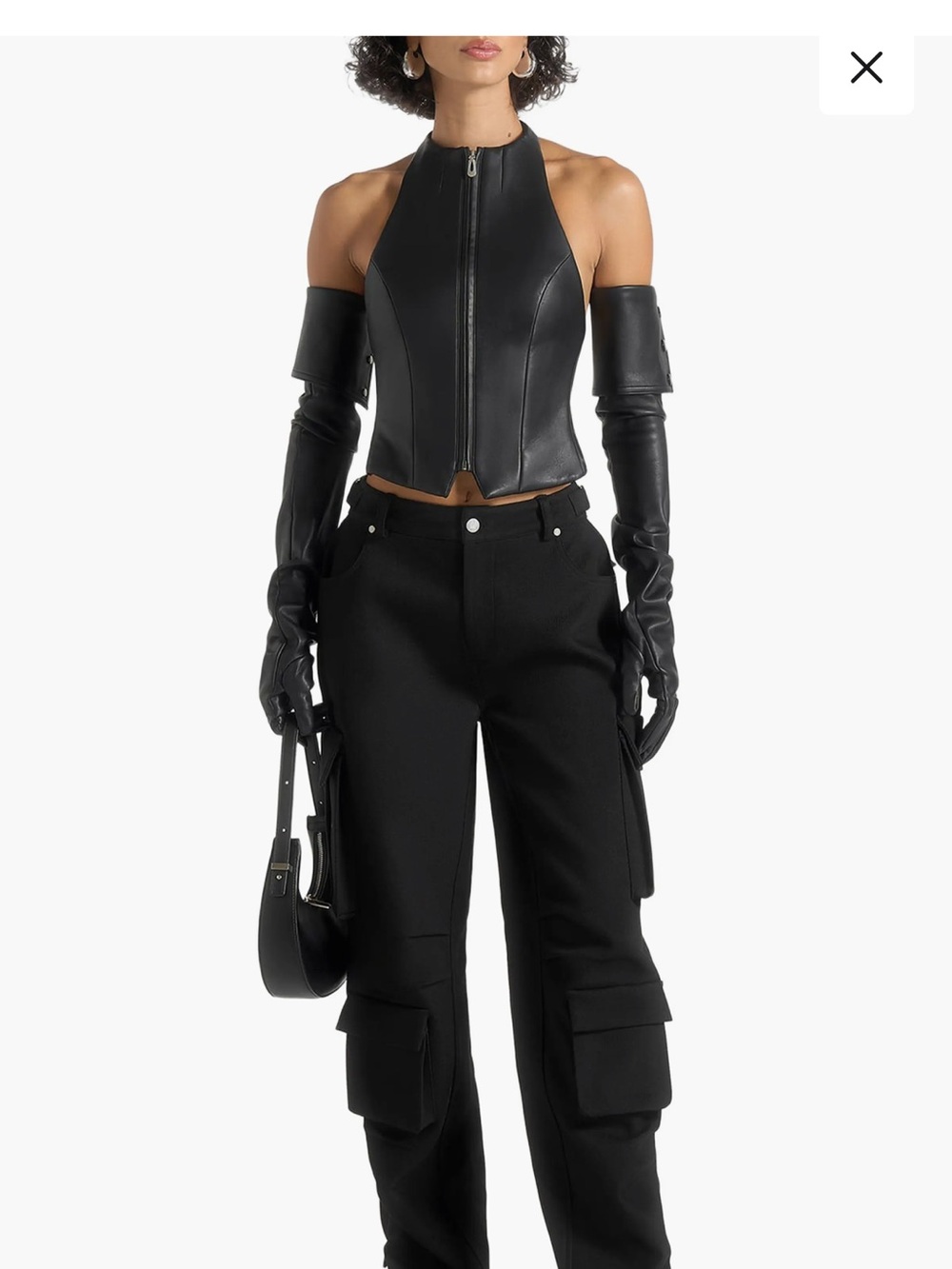 Maniere de Voir Zip Halter Top - Picture 3 of 6